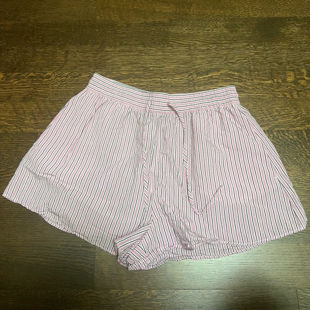 ZARA Striped Pink Boxer Shorts Women’s Size Medium BRAND NEW - Picture 6 of 9